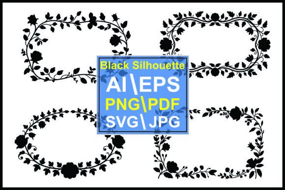 Download Black Floral Frame Borders Flowers - Premium Resources