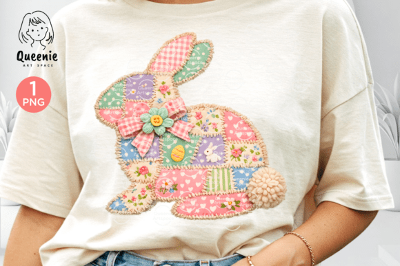 Download Colorful Patchwork Easter Bunny Yarn - Bunny Collection