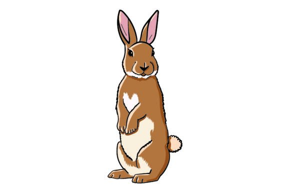 Download Cute Easter Bunny Graphics Vector - Bunny Collection