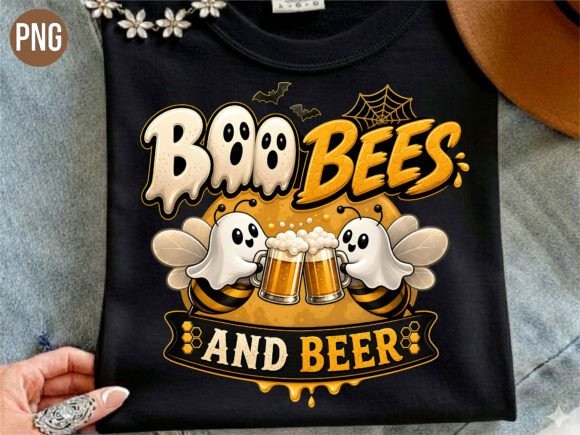 Download Boo Bees and Beer Halloween PNG Shirt - Halloween png Collection