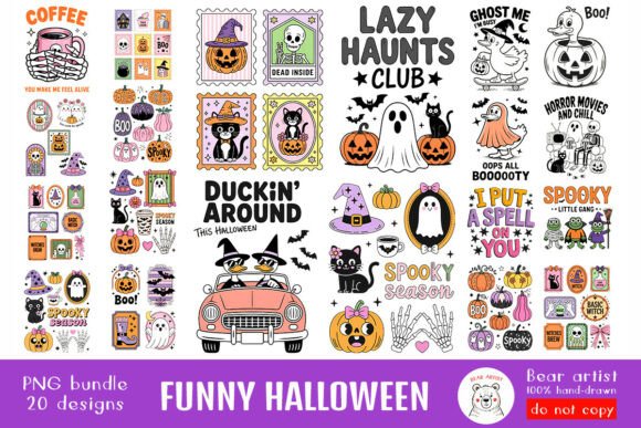Download Funny Halloween PNG Bundle - Halloween png Collection
