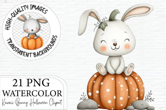 Download Bunny Halloween Clipart Bundle - Bunny Collection