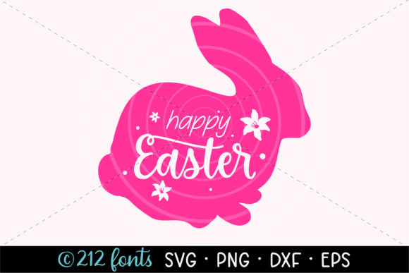 Download Happy Easter Bunny Rabbit Graphics SVG - Bunny Collection